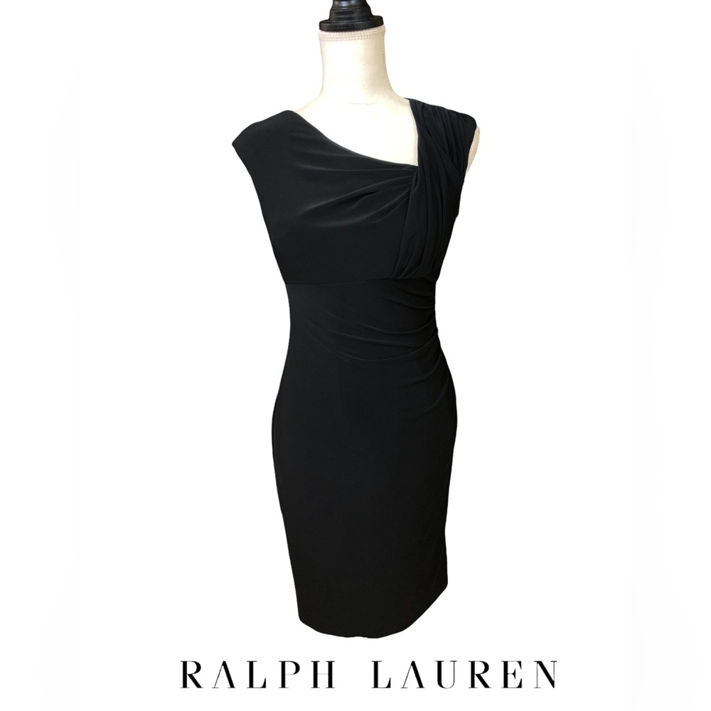 Ralph Lauren Asymmetrical Cocktail Dress. Women’s 4